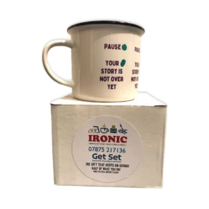 Pause Your Story Is Not Over Yet Mug (Teal)