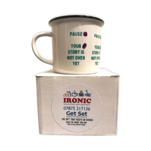 Pause Your Story Is Not Over Yet Mug (Purple)