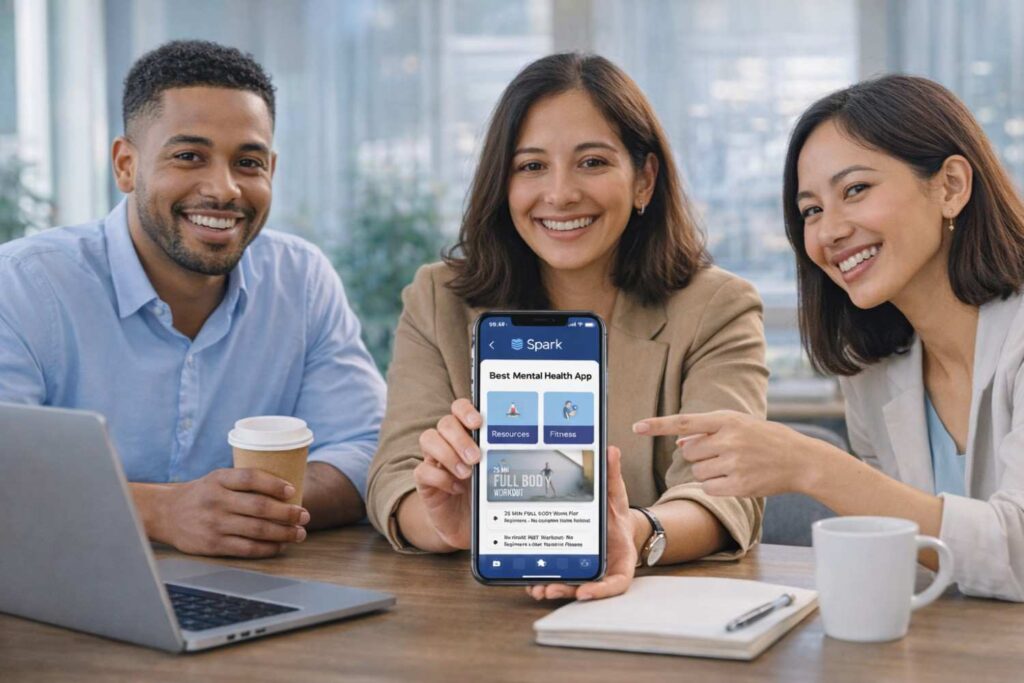 Spark mental health app helping employees manage stress in the workplace